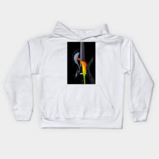 Black Violin With Calla Lily Kids Hoodie